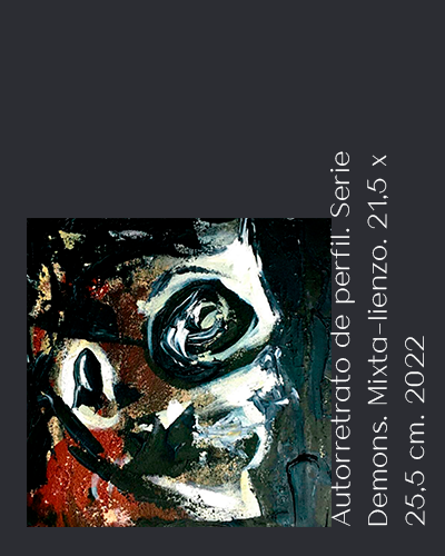 Autorretrato de perfil