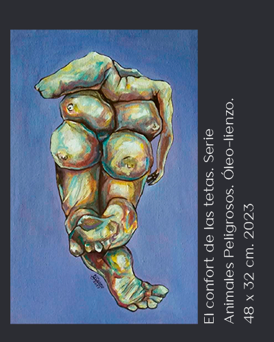 El confort de las tetas. Serie Animales Peligrosos